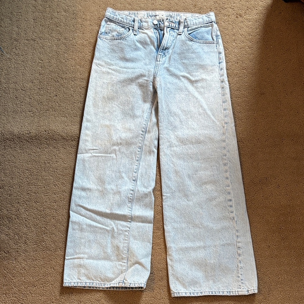 Old Navy Kids Light Blue Wide-Leg Jeans